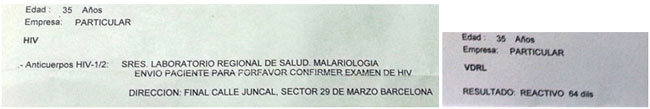 Fig. 8 Exámenes confirmatorios.